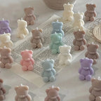 Silicone Bear Mold for Scented Candles, Soap Making and Resin Casting - Cute Animal Shape Mold for Home Decor, Aromatherapy