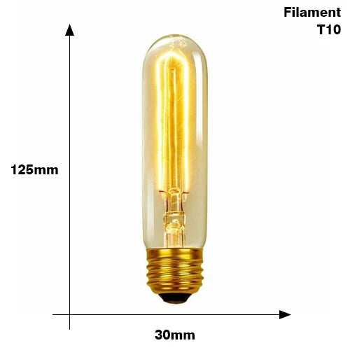Retro Edison Bulb E27 220V 40W ST64 G80 G95 G125 Ampoule Vintage Edison Bulb Incandescent Lamp Filament Light Bulb Home Decor