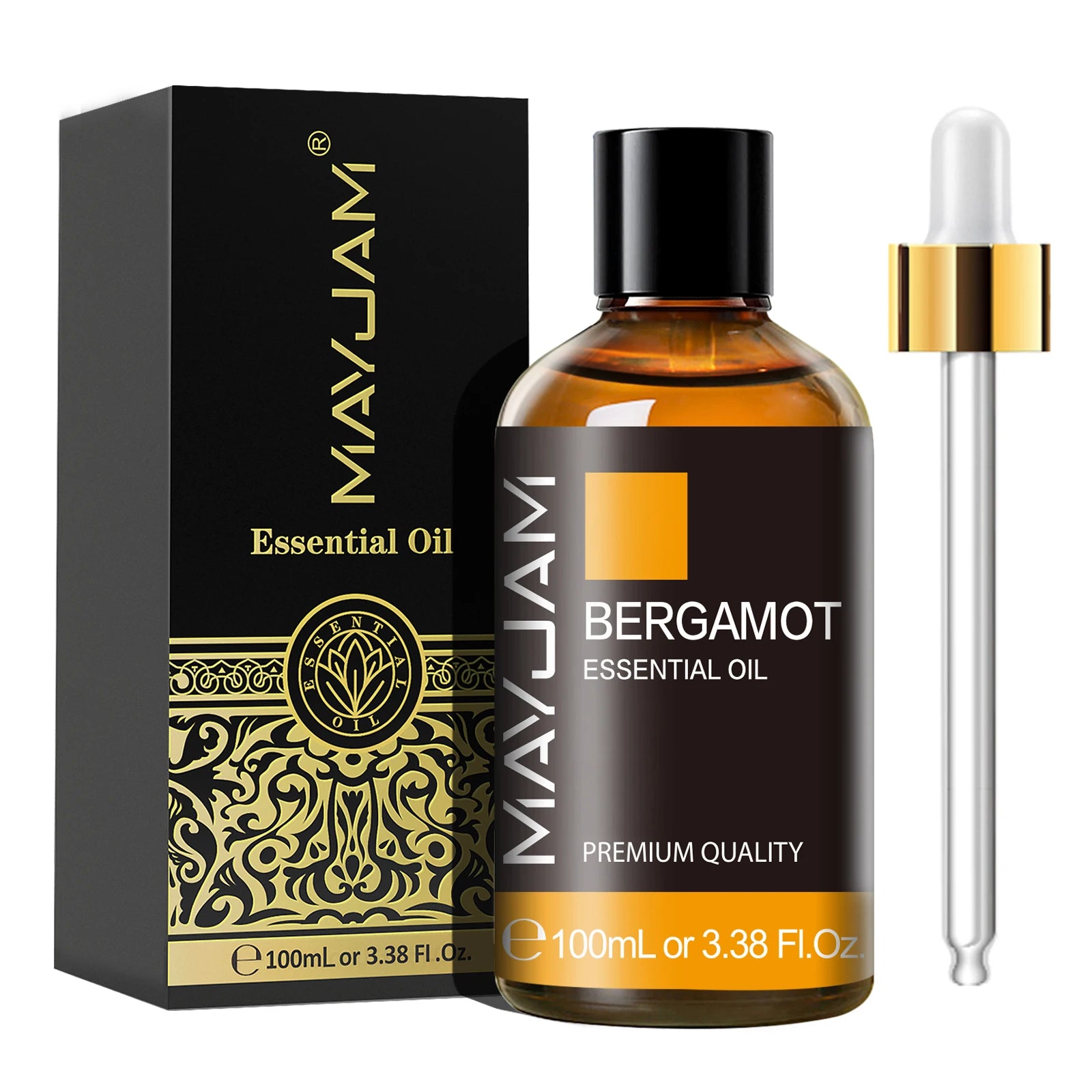 MAYJAM 1PCS 100ML Essential Oil with Dropper Sandalwood Lavender Eucalyptus Vanilla Aroma Oil For Humidifier Scent Candle Burner